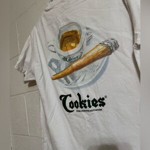 Cookies White Graphic Tee - Short Sleeve